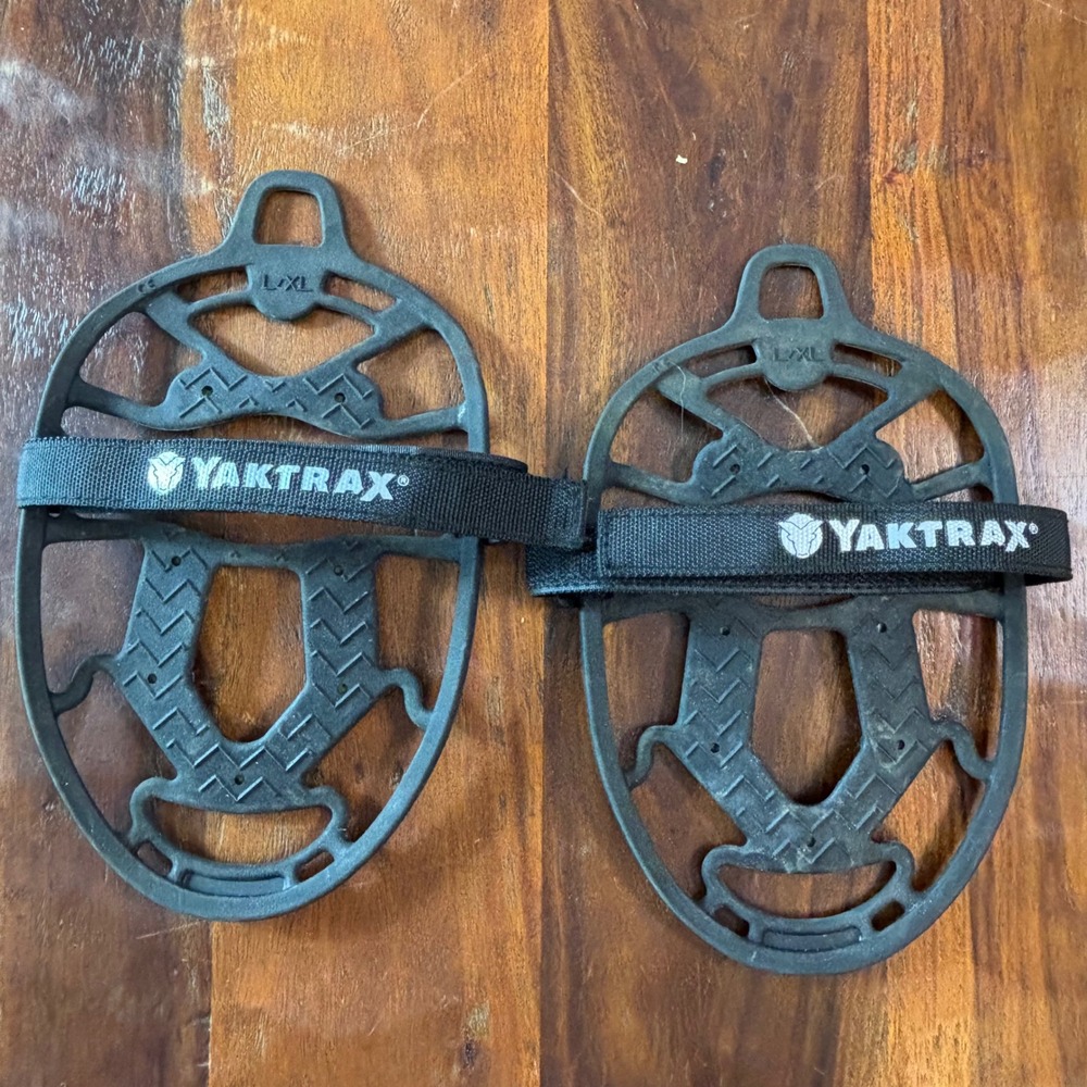 Yaktrax Diamond Grip Ice Cleats Traction System Black L XL‎ Winter Snow Gear